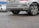 вместо запасного колеса установлен баллон объемом 54л, вид справа