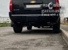 вместо запасного колеса установлен баллон объемом 93л
