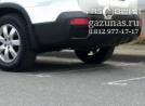 вместо запасного колеса установлен баллон объемом 73л, вид слева