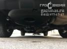 вместо запасного колеса установлен баллон объемом 73л, вид снизу