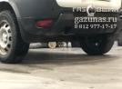 вместо запасного колеса установлен баллон объемом 54л, вид слева