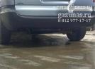 вместо запасного колеса установлен баллон объемом 54л, вид слева