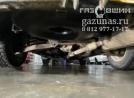 вместо запасного колеса установлен баллон объемом 73л, вид снизу