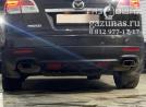 вместо запасного колеса установлен баллон объемом 73л, вид сбоку слева