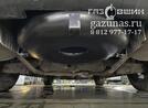 вместо запасного колеса установлен баллон объемом 73л, вид снизу