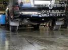 вместо запасного колеса установлен баллон объемом 93л, вид сзади слева