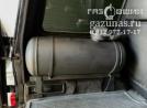 цилиндрический баллон объемом 50л, установленный слева
