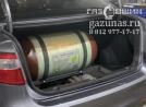 багажное отделение, с установленным баллоном CNG-2 объемом 90л, вид слева