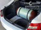 багажное отделение, с установленным баллоном CNG-2 объемом 90л, вид справа