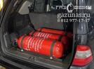 багажное отделение, с 3 установленными баллонами CNG-1 объемом по 34л. каждый (общим объёмом 102л.), вид справа