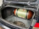 багажное отделение, с установленным баллоном CNG-2 объемом 90л, вид слева