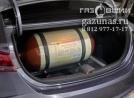 багажное отделение, с установленным баллоном CNG-2 объемом 90л, вид слева