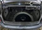 вместо запасного колеса лежит баллон объемом 54л