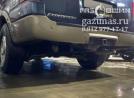 вместо запасного колеса установлен баллон объемом 93л, вид слева