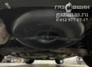 сзади под днищем колеса установлен баллон объемом 54л, вид снизу
