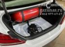 багажное отделение, с установленным баллоном CNG-1 объемом 70л, вид слева
