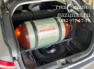 багажное отделение, с установленным баллоном CNG-2 объемом 90л, вид слева