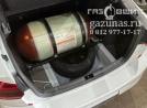 багажное отделение, с установленным баллоном CNG-2 объемом 90л, вид слева