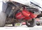 два баллона по семдесят шесть литров подвешены вместо запасного колеса Dodge Ram III 1500 (DR\DH) 5.7i (345HP) 2008г.в.
