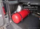 цилиндрический баллон объесос 50л вдоль борта. Fiat Doblo I (рестайл) 1.4i (77Hp) 2012г.в.