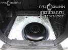 тороидальный баллон объемом 54л (630х225) вместо запасного колеса. Nissan X-Trail II (T31) (рестайл) 2.5i (169Hp) 2013г.в.