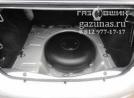тороидальный баллон объемом 53л. (630х225) вместо запасного колеса Renault Logan II (cедан) 1.6i (102Hp) 2014г.в.