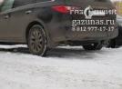 вместо запасного колеса установлен баллон объемом 54л (720х180)