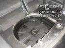 Увеличенная ниша под запасное колесо, вид со стороны багажного отделения слева